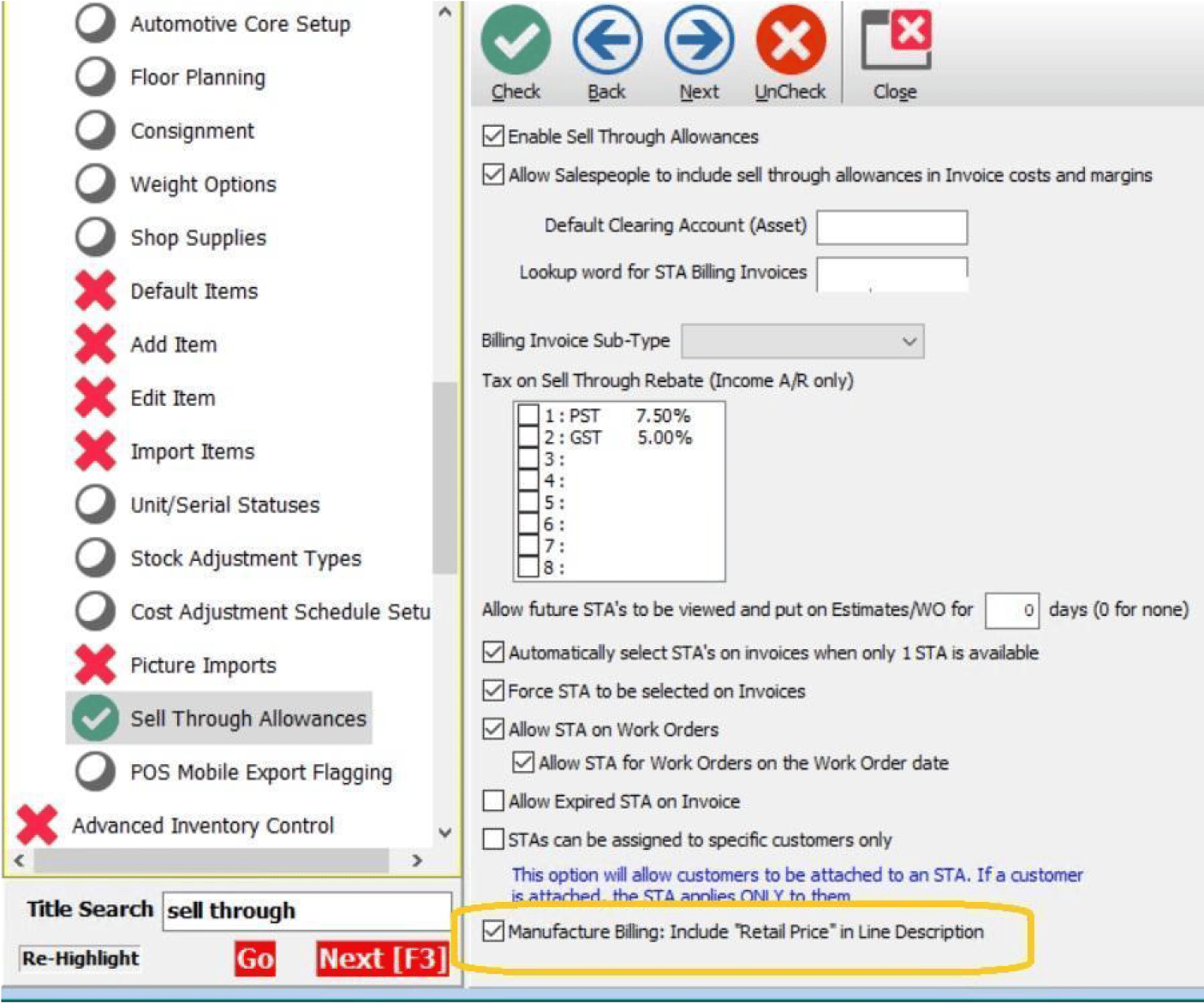 Sta Software Q4- 2020 System Five Enhancements