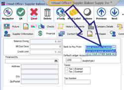supplier-bank-account
