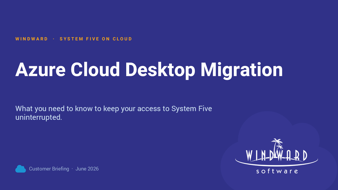 System Five on Cloud Customer Q&A