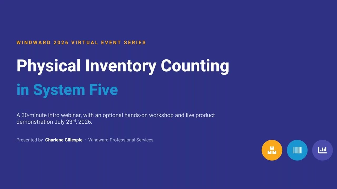 Intro To Inventory Counts