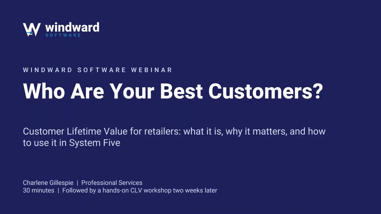 Intro to Reporting Lifetime Customer Value