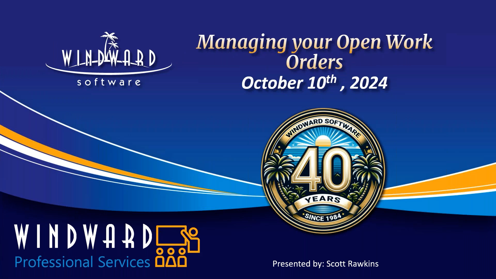 Managing Your Open Work Orders