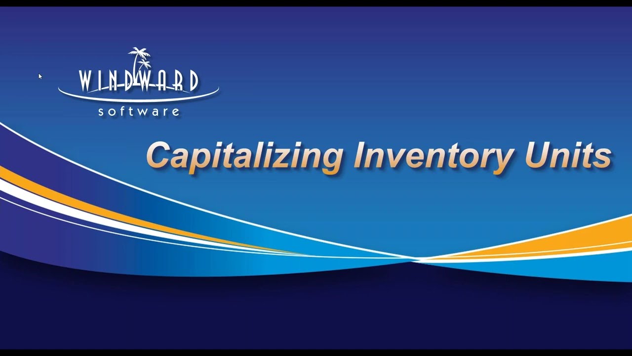 Capitalizing Inventory Units