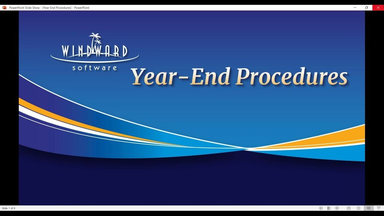 Year-End Procedure