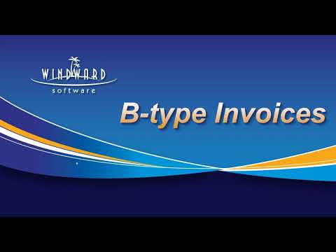 B type Invoices